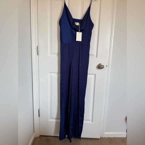 The Jetset Diaries Pants - The Jetset Diaries Cobalt Jumpsuit